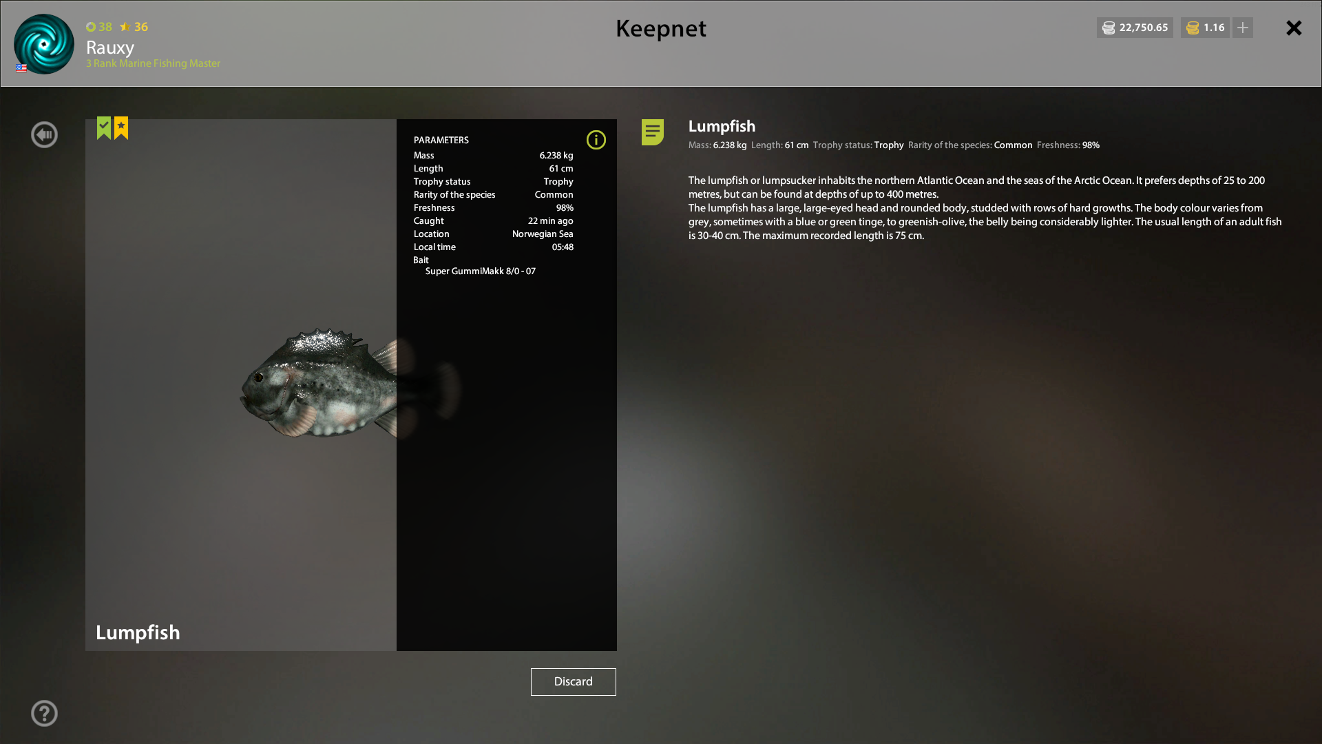 Lumpfish | USA | Marine Fishing