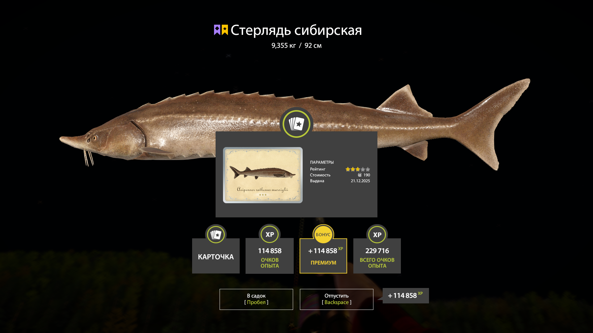 Trophy Lower Tunguska River