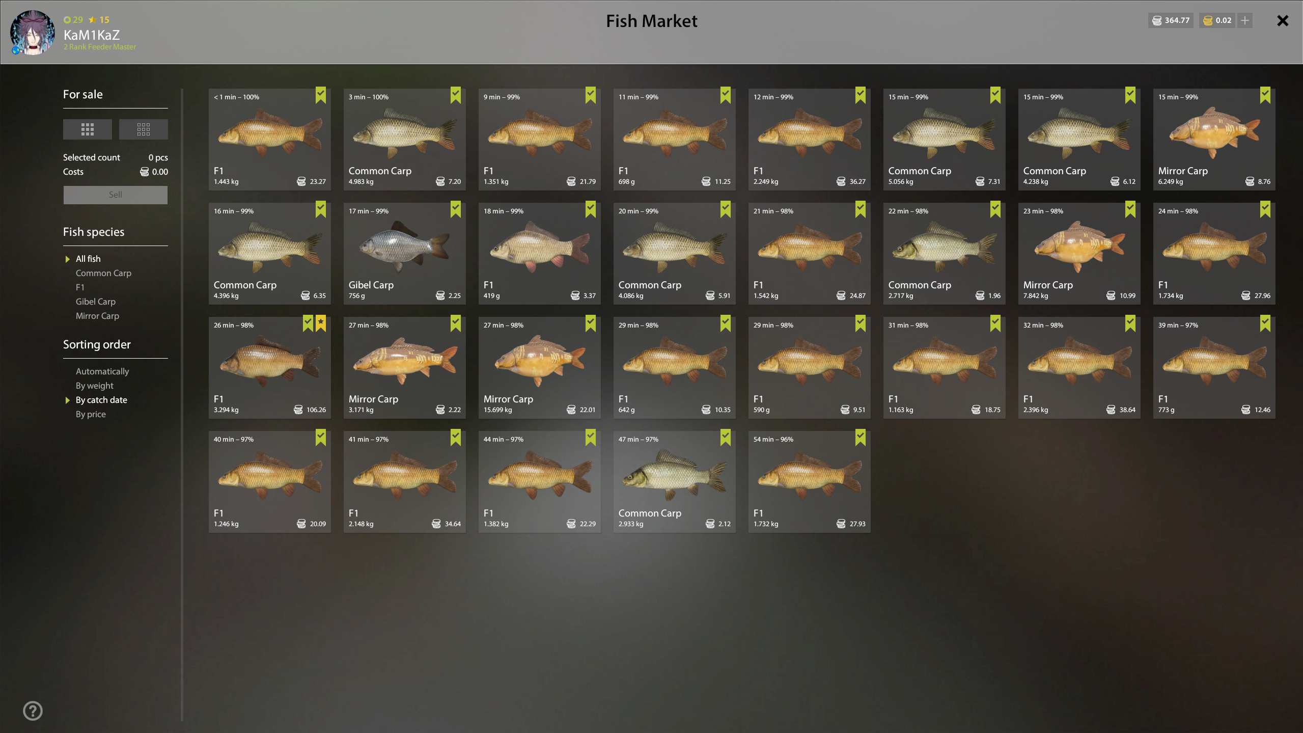 F1 | International | Bottom Fishing