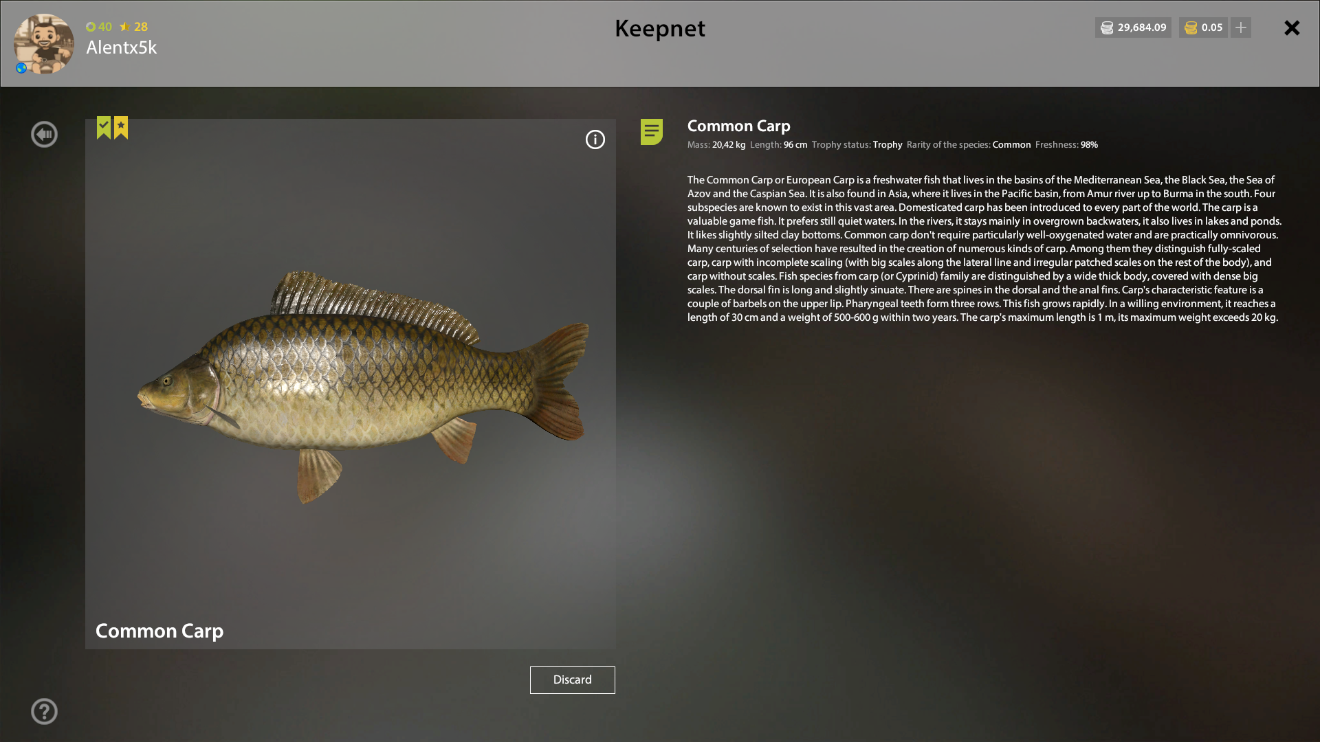 Common Carp | Other Countries | Bottom Fishing