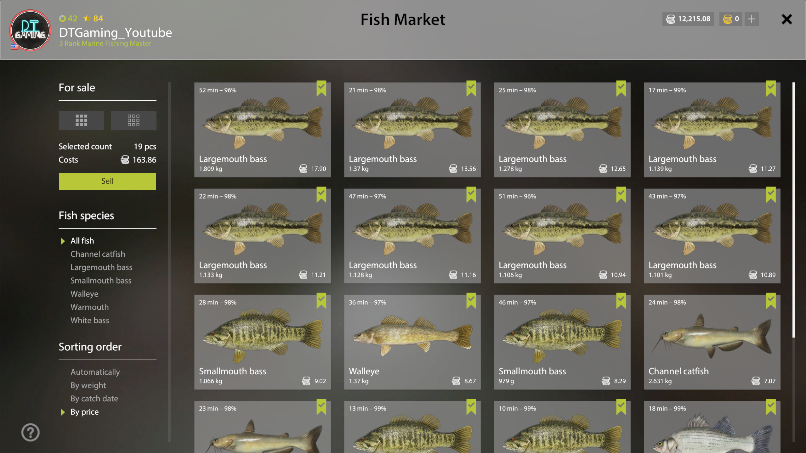 Largemouth bass | USA | Spinning