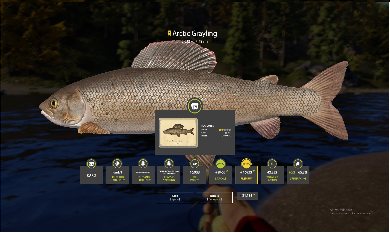 Arctic Grayling | International | Spinning