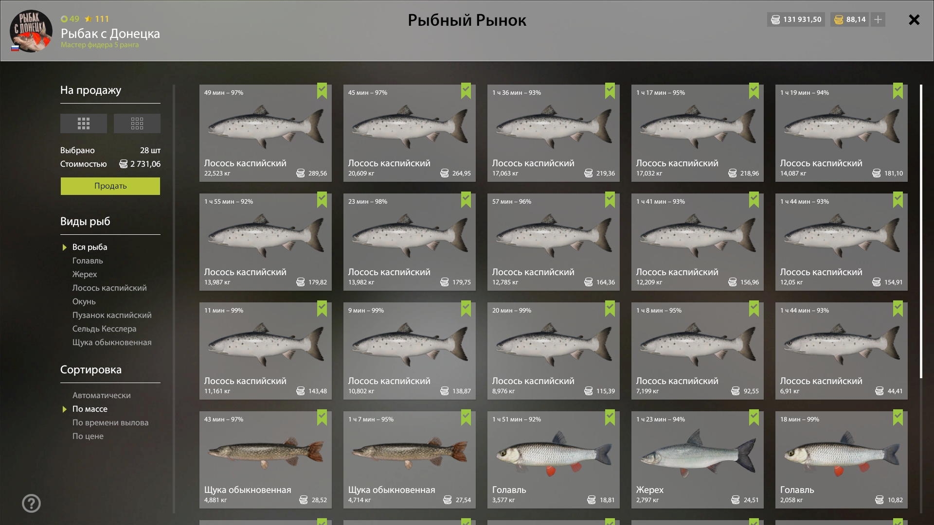 Trophy Akhtuba River