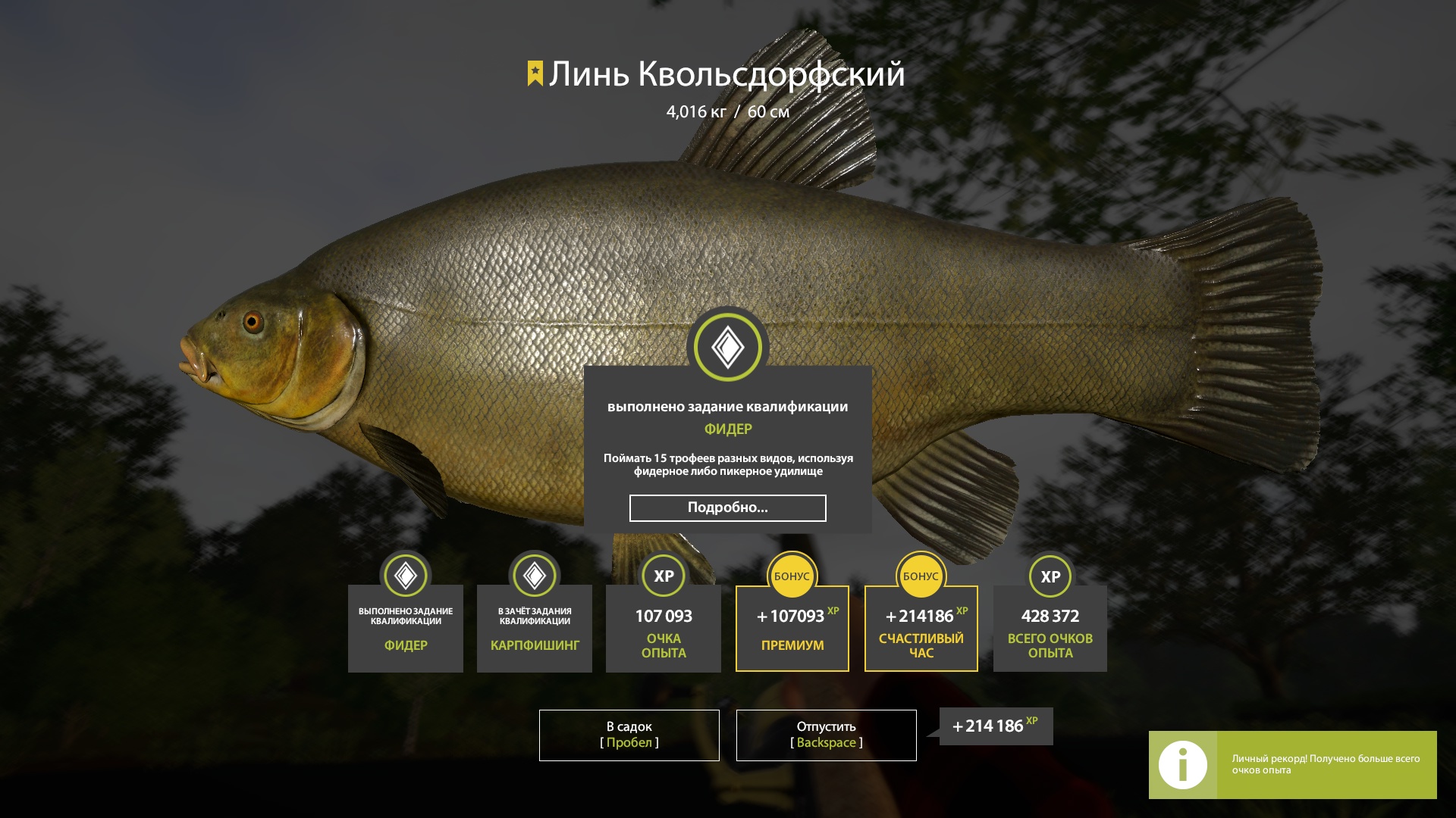 Trophy Copper lake