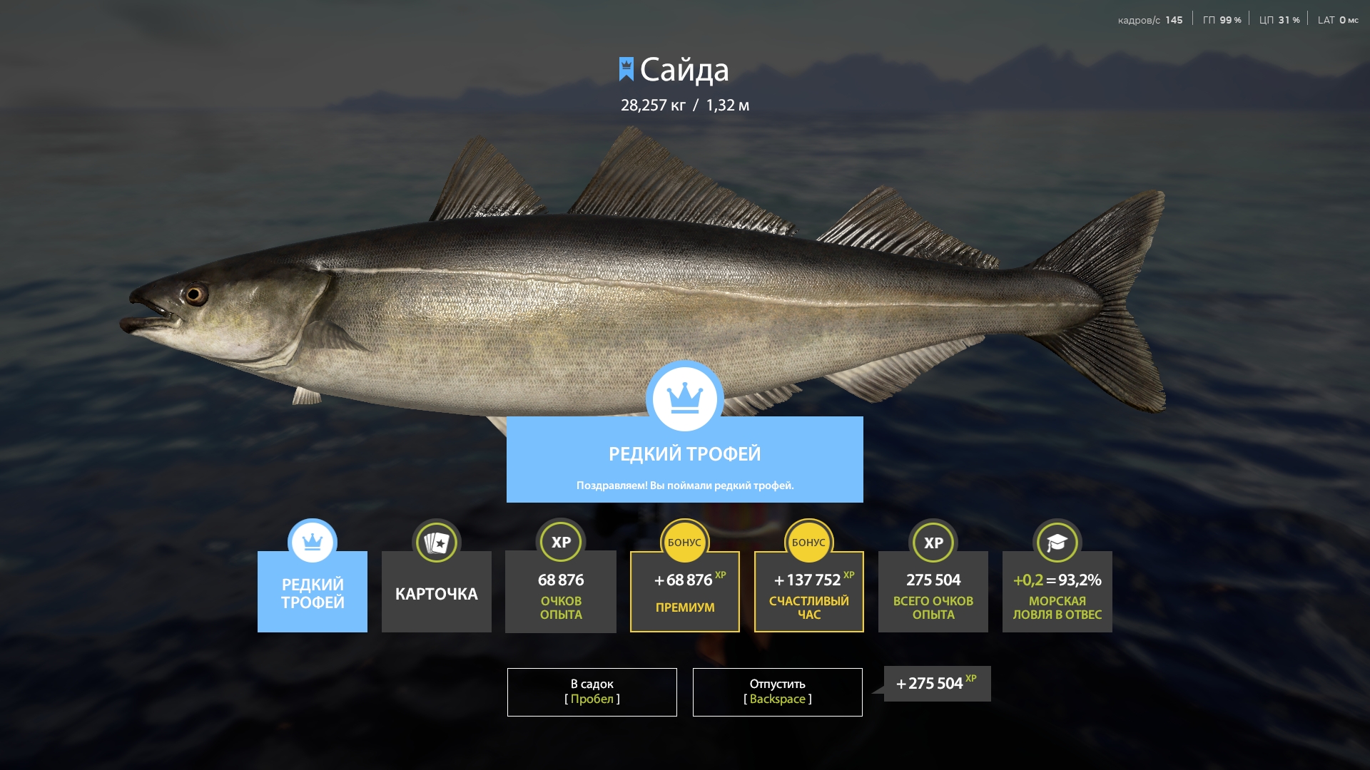 Trophy Norwegian Sea