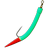 Fire Gummi Eel 6/0 06