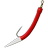 Fire Gummi Eel 6/0 08